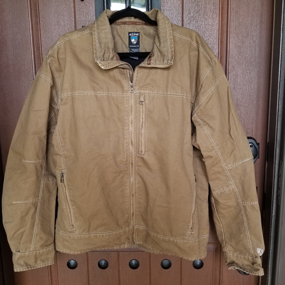 Kühl Men's XL Burr Jacket Khaki Kuhl